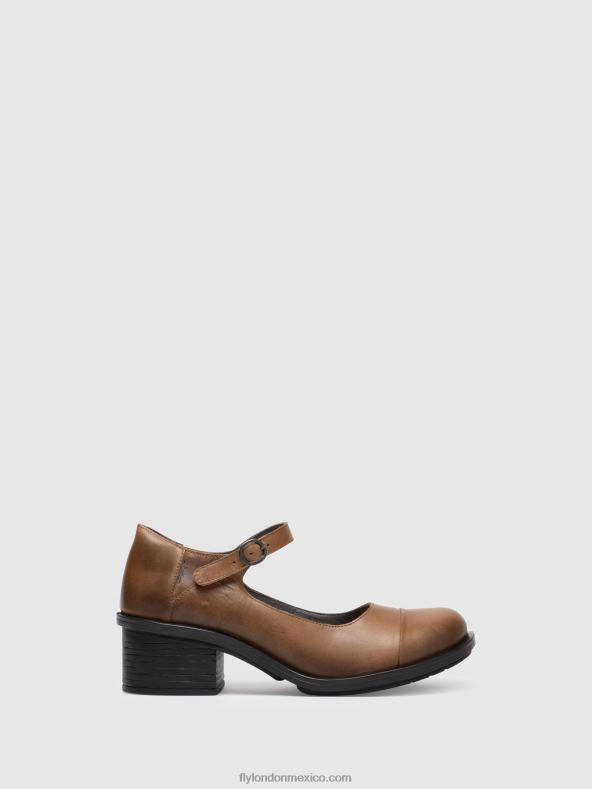 camello 2LT8B648 zapatos merceditas cody877 Fly London mujer