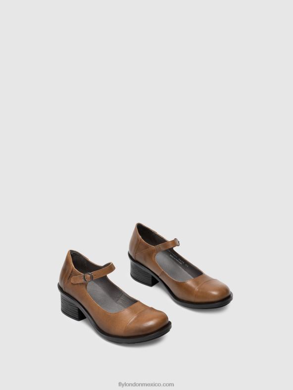camello 2LT8B648 zapatos merceditas cody877 Fly London mujer