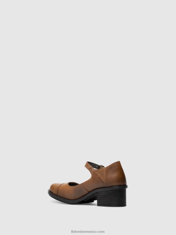 camello 2LT8B648 zapatos merceditas cody877 Fly London mujer