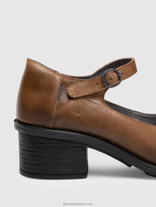 camello 2LT8B648 zapatos merceditas cody877 Fly London mujer