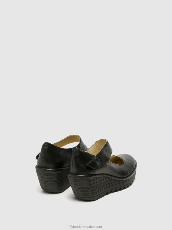 espuma negra 2LT8B696 merceditas yasi682 Fly London mujer