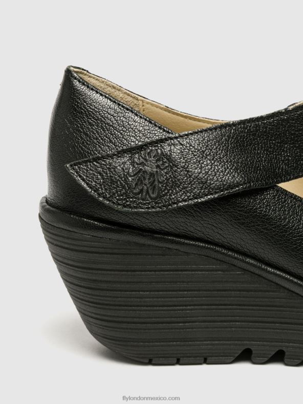 espuma negra 2LT8B696 merceditas yasi682 Fly London mujer