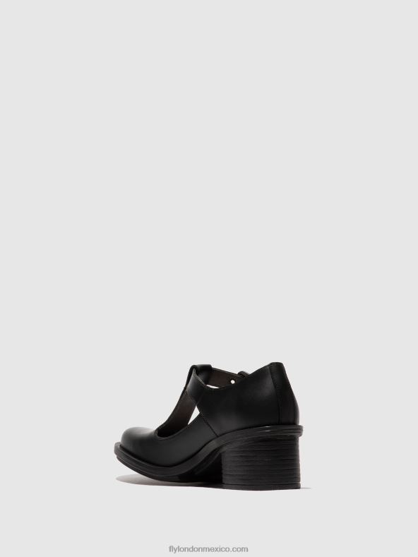 negro 2LT8B622 merceditas cady180 Fly London mujer