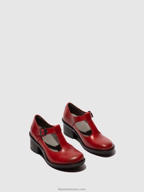 rojo 2LT8B646 merceditas cady180 Fly London mujer