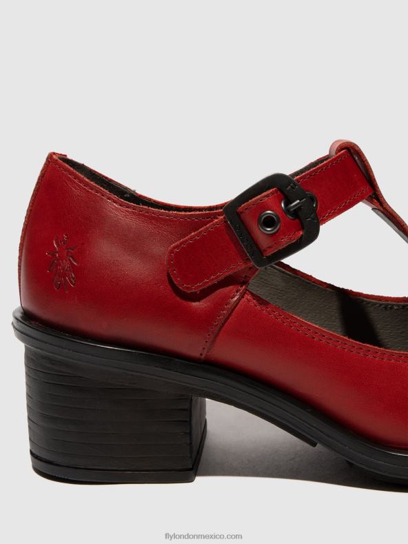 rojo 2LT8B646 merceditas cady180 Fly London mujer