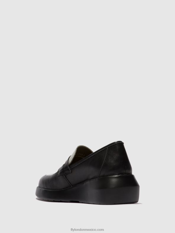 Gris oscuro 2LT8B678 mocasines zapatos blar513 Fly London mujer