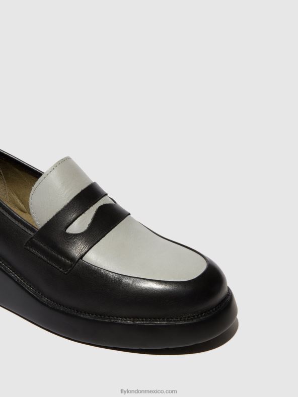 Gris oscuro 2LT8B678 mocasines zapatos blar513 Fly London mujer