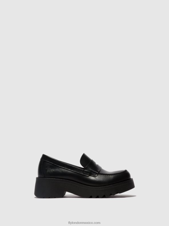 negro (suela negra) 2LT8B653 zapatos mocasines moat948 Fly London mujer