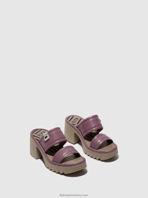 Violeta 2LT8B363 mules sin cordones mava432 Fly London mujer