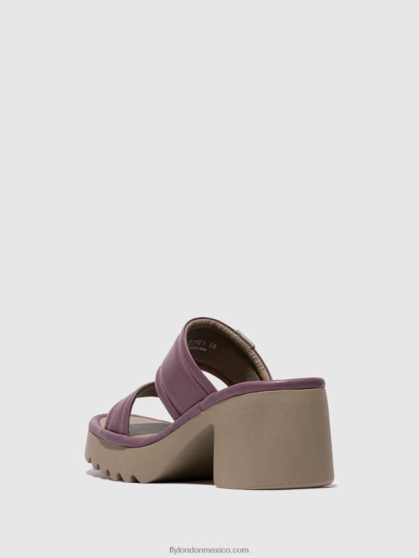 Violeta 2LT8B363 mules sin cordones mava432 Fly London mujer