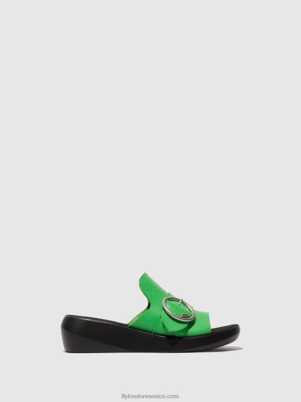 palta 2LT8B377 mules con hebilla beyd925 Fly London mujer