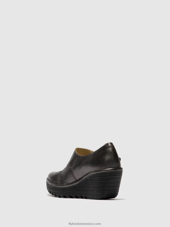 grafito 2LT8B703 zapatos cuña yasi682 Fly London mujer