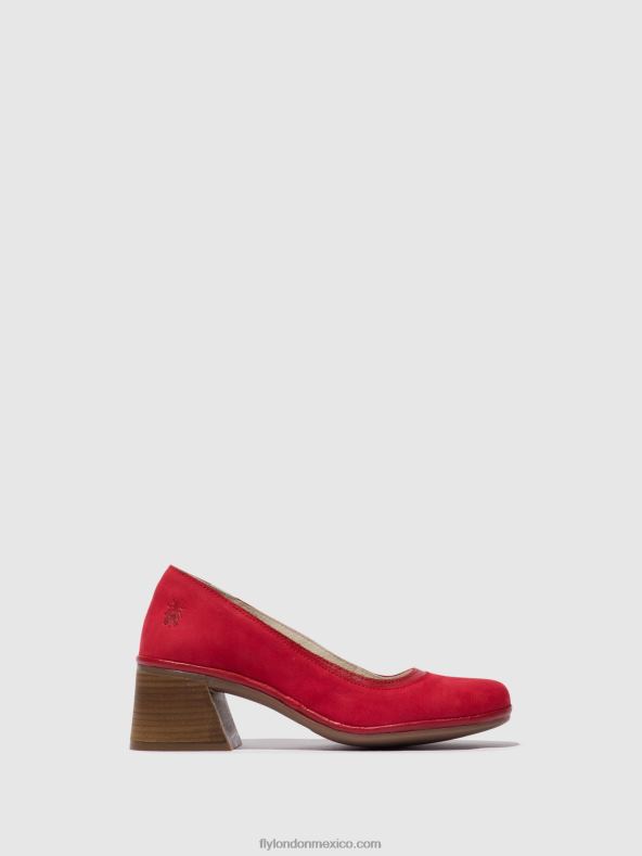 pintalabios rojo 2LT8B690 salón clásico zapatos lade372 Fly London mujer
