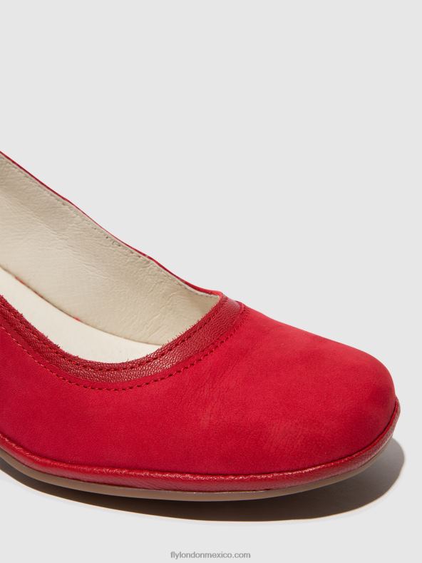 pintalabios rojo 2LT8B690 salón clásico zapatos lade372 Fly London mujer