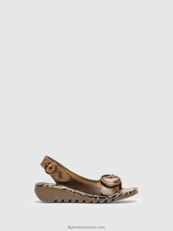 Perú 2LT8B528 sandalias con hebilla Fly London mujer