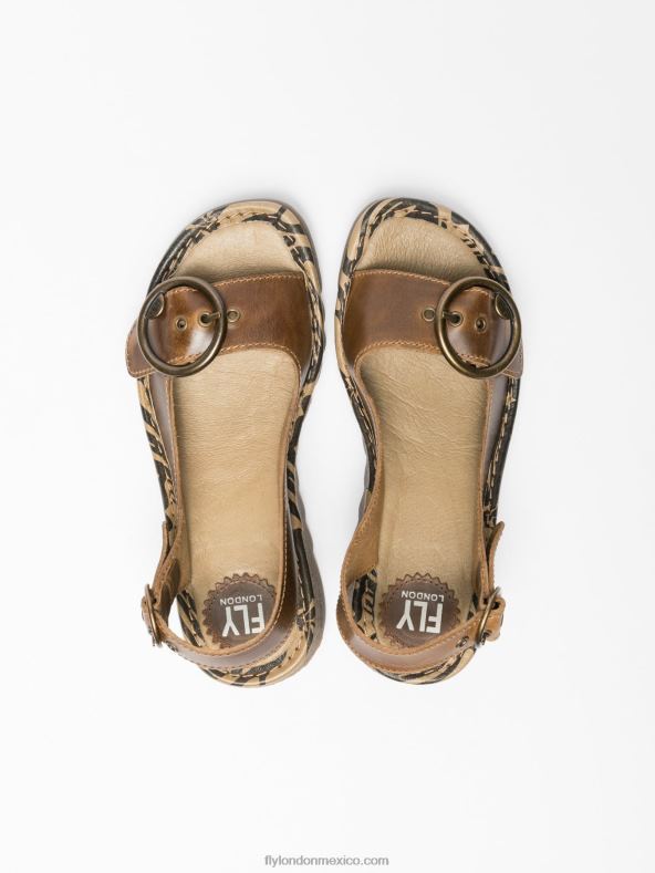 Perú 2LT8B528 sandalias con hebilla Fly London mujer