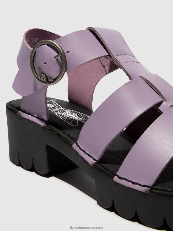 Violeta 2LT8B407 sandalias con correa en T emme511 Fly London mujer