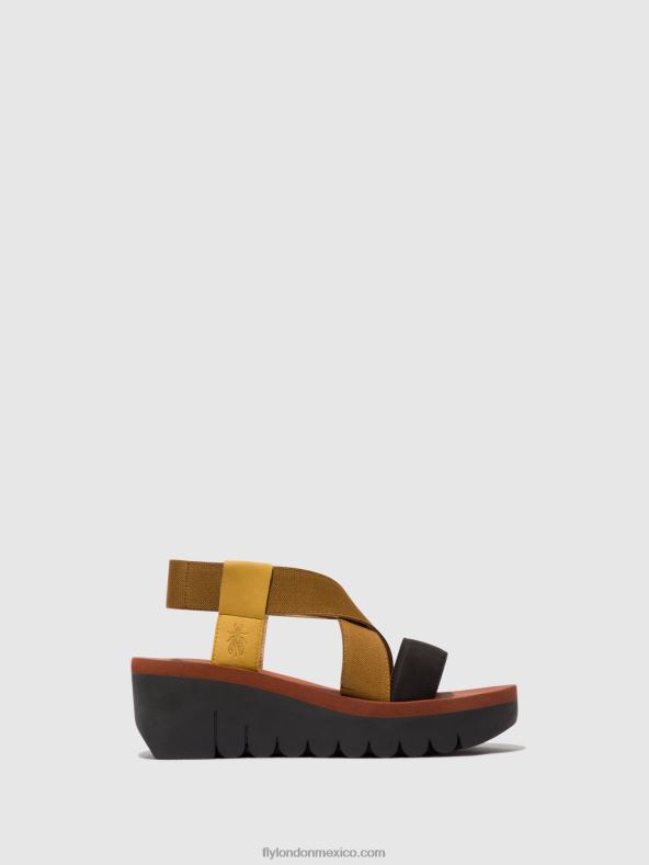 abejorro/camello/negro 2LT8B446 sandalias destalonadas yabi922 Fly London mujer
