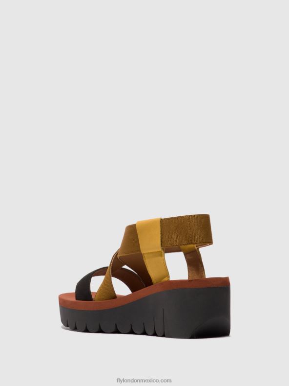 abejorro/camello/negro 2LT8B446 sandalias destalonadas yabi922 Fly London mujer