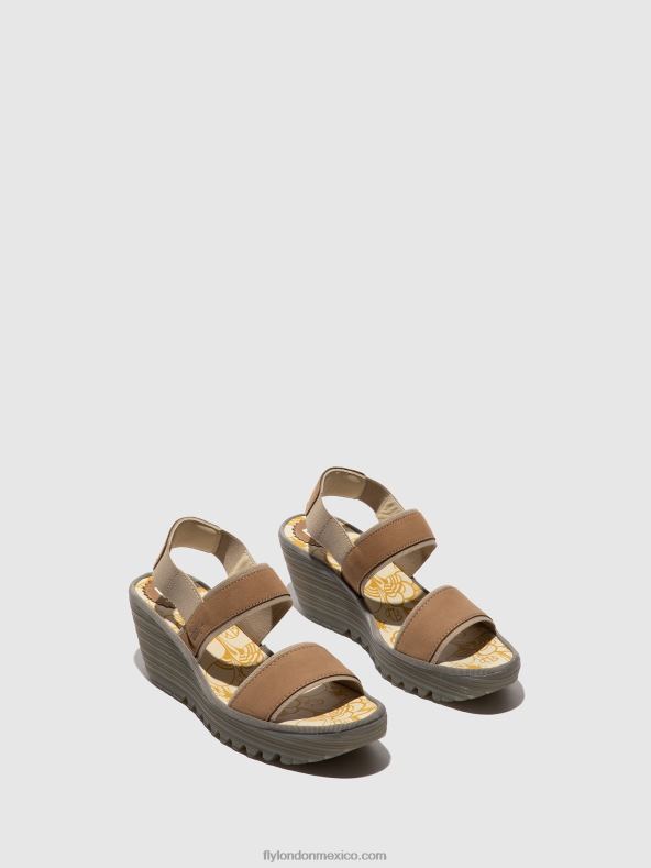 arena 2LT8B431 sandalias destalonadas yaco416 Fly London mujer