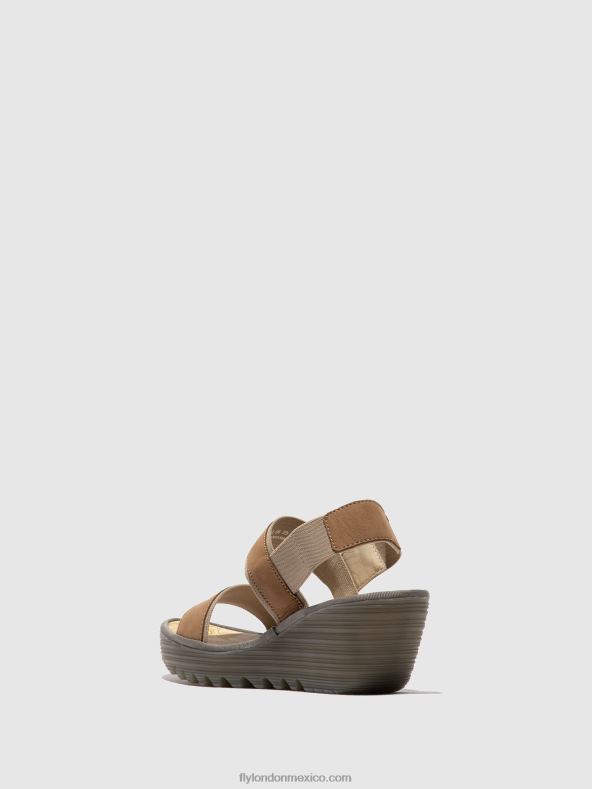 arena 2LT8B431 sandalias destalonadas yaco416 Fly London mujer
