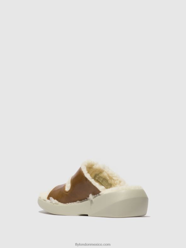 camello 2LT8B514 sandalias slip-on buga902 Fly London mujer