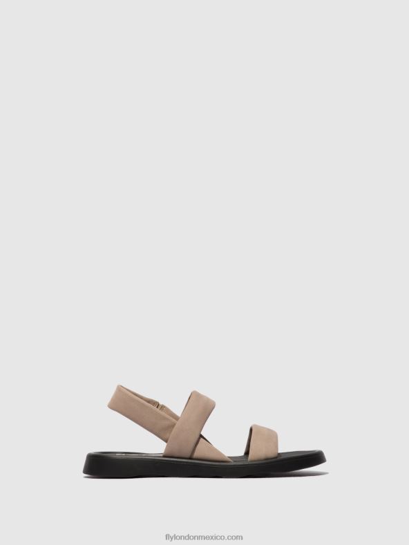 concreto 2LT8B539 sandalias destalonadas tera873 Fly London mujer