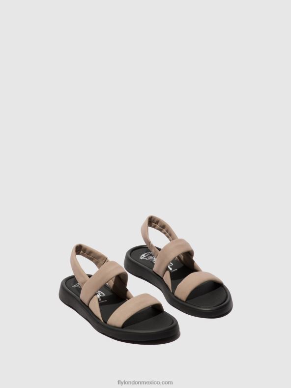 concreto 2LT8B539 sandalias destalonadas tera873 Fly London mujer