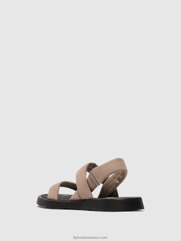 concreto 2LT8B539 sandalias destalonadas tera873 Fly London mujer