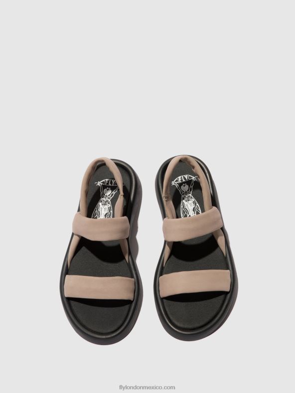 concreto 2LT8B539 sandalias destalonadas tera873 Fly London mujer