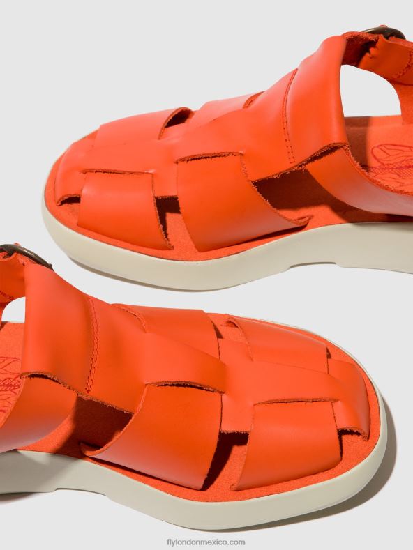 coral 2LT8B428 sandalias de tiras bawe842 Fly London mujer