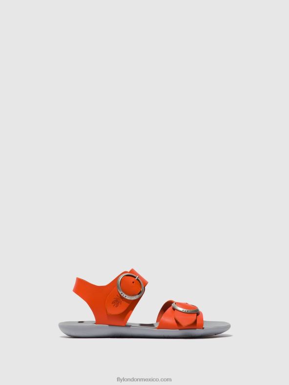 coral 2LT8B563 sandalias hebilla masa757 Fly London mujer