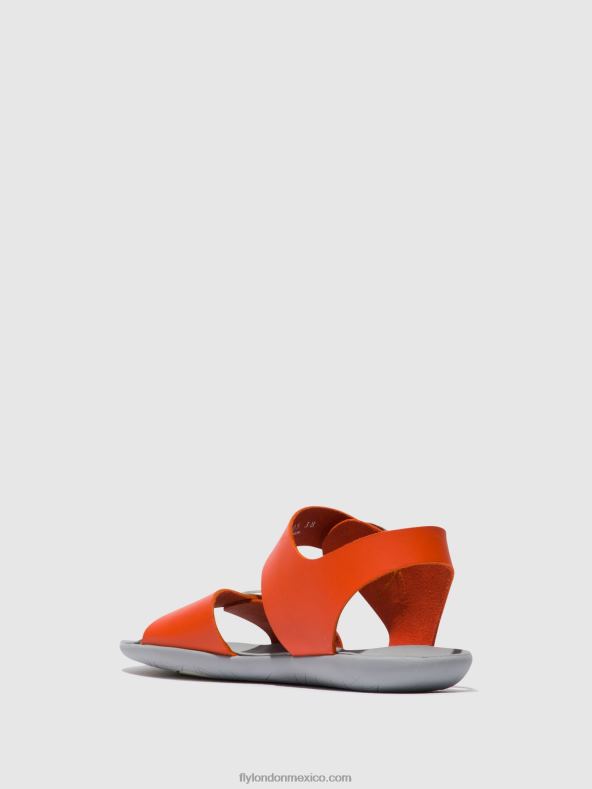 coral 2LT8B563 sandalias hebilla masa757 Fly London mujer
