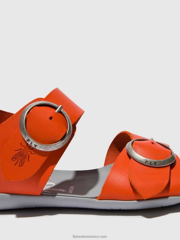 coral 2LT8B563 sandalias hebilla masa757 Fly London mujer