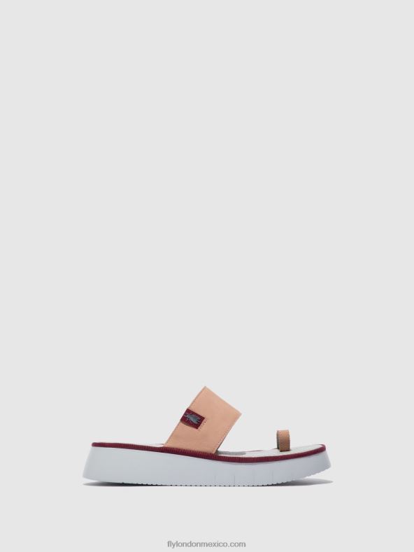 cupido rosa desnudo 2LT8B600 sandalias con tiras chev316 Fly London mujer