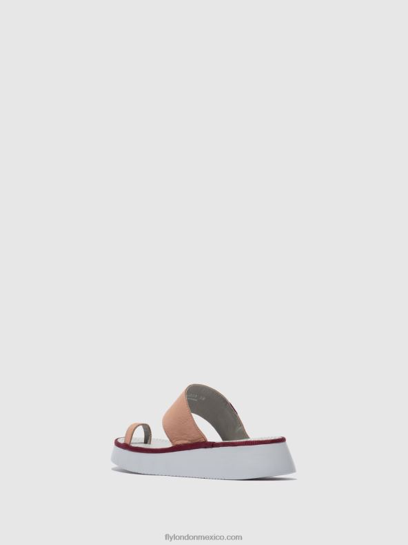 cupido rosa desnudo 2LT8B600 sandalias con tiras chev316 Fly London mujer