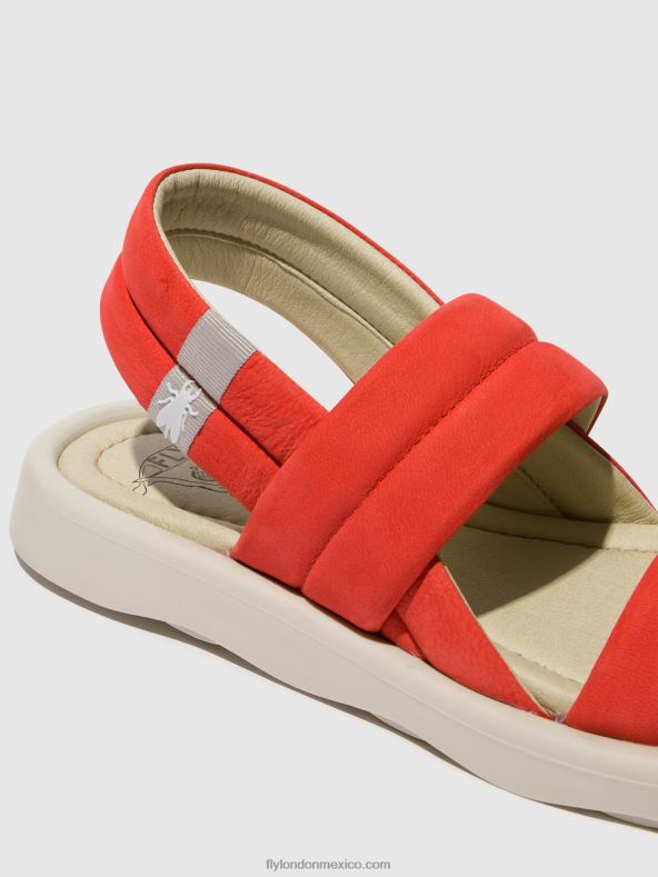 diablo rojo 2LT8B459 sandalias destalonadas tofy941 Fly London mujer