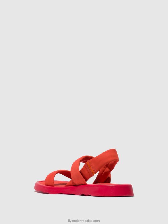 diablo rojo 2LT8B540 sandalias destalonadas tera873 Fly London mujer