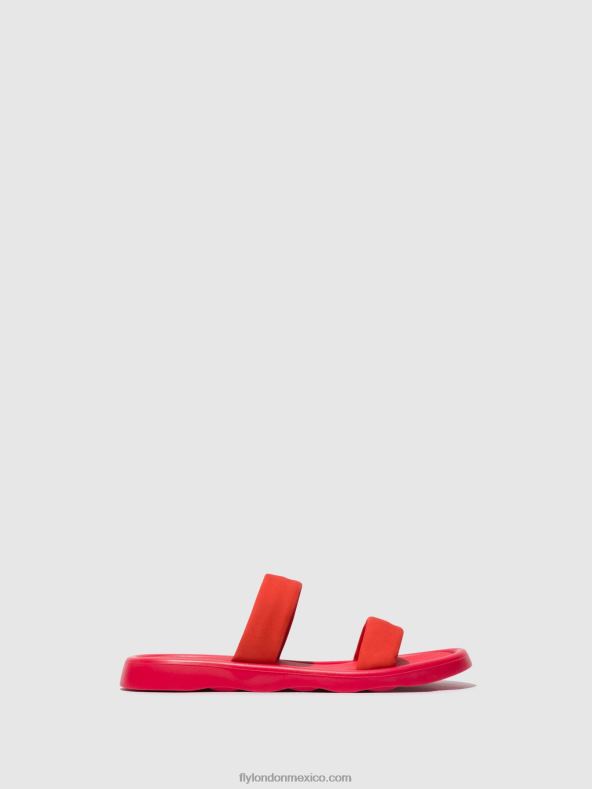 diablo rojo 2LT8B555 sandalias planas taja872 Fly London mujer