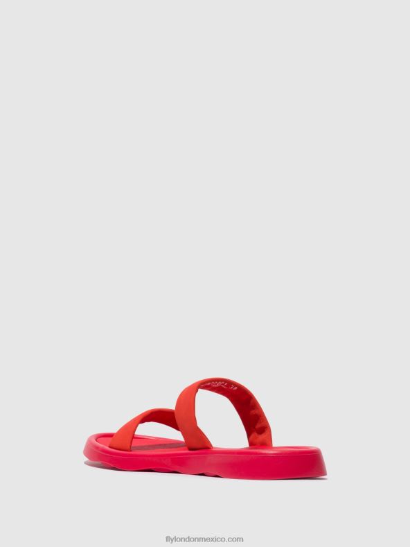 diablo rojo 2LT8B555 sandalias planas taja872 Fly London mujer
