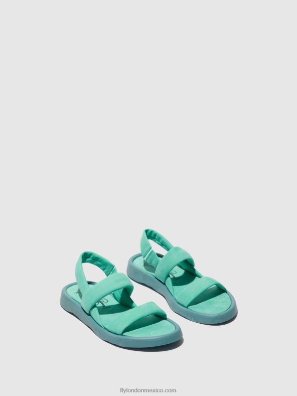 menta 2LT8B541 sandalias destalonadas tera873 Fly London mujer