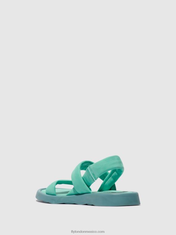 menta 2LT8B541 sandalias destalonadas tera873 Fly London mujer
