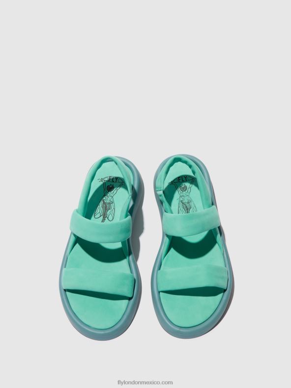 menta 2LT8B541 sandalias destalonadas tera873 Fly London mujer