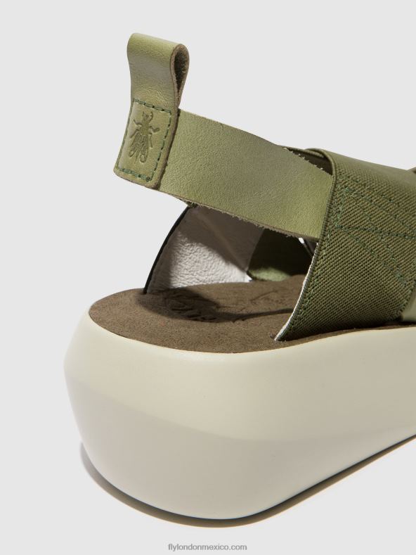 niebla tóxica 2LT8B592 sandalias cruzadas baji848 Fly London mujer