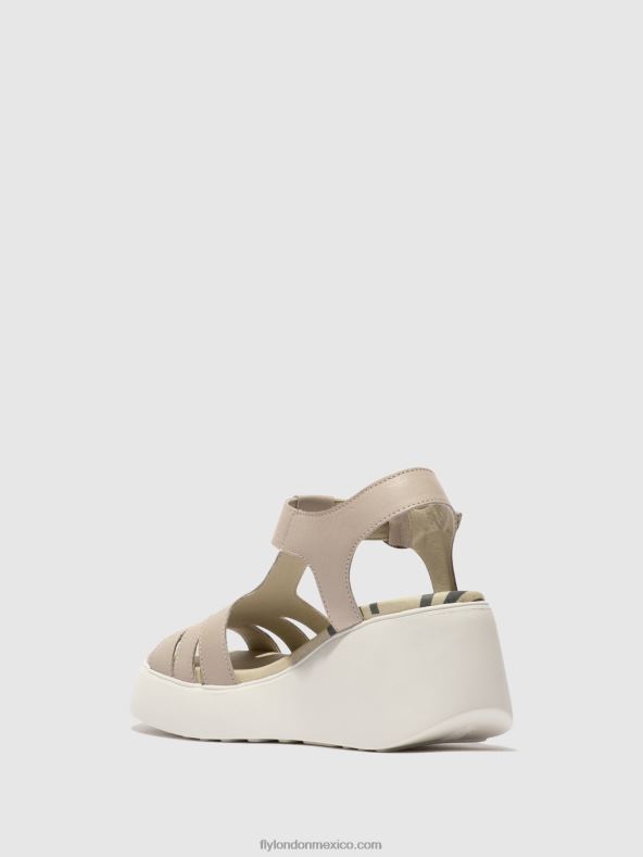 nube 2LT8B414 sandalias con correa en T duma955 Fly London mujer