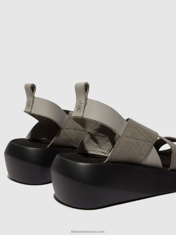 nube 2LT8B491 sandalias cruzadas baji848 Fly London mujer