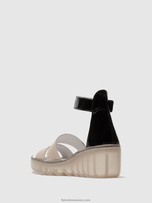 nube/negro 2LT8B427 sandalias tiras bono290 Fly London mujer