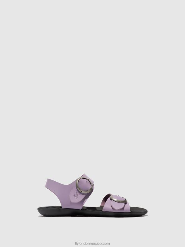 púrpura 2LT8B499 sandalias hebilla masa757 Fly London mujer