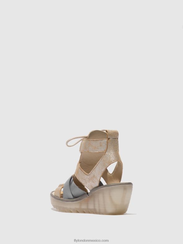 perla 2LT8B471 sandalias con cordones yaca413 Fly London mujer
