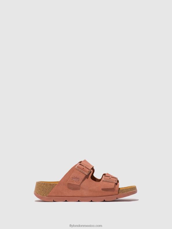 rosa 2LT8B525 sandalias hebilla caja721 Fly London mujer